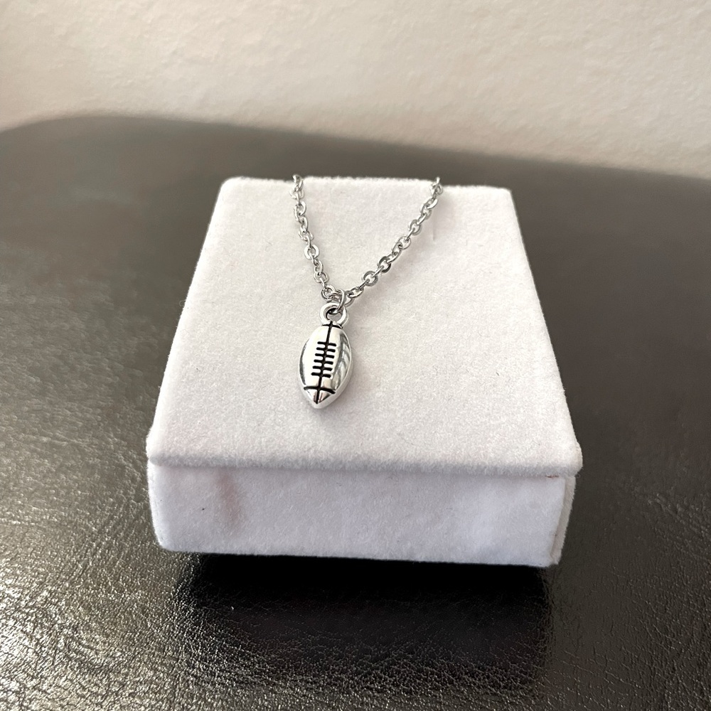 Handmade Football Necklace